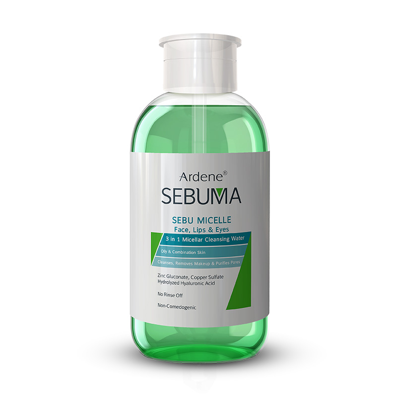 micellar-min پاککننده چشم، لب و صورت سبومیسل سبوما آردن ArdeneSebuma - Image 1