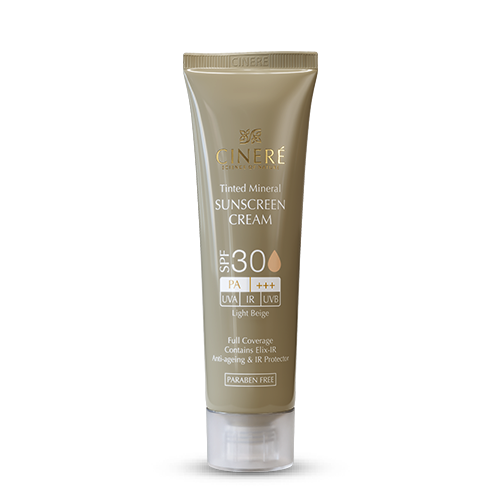 30-light (1) کرم ضد آفتاب رنگی SPF30 سینره cinere - Image 1